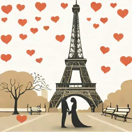 Paris Kiss Photograph