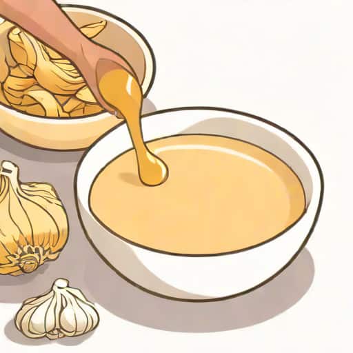 Perfect Oil Stirred In Garlic Dip