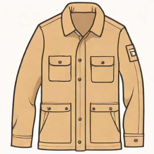 Phigvel Twill Cloth Workaday Jacket