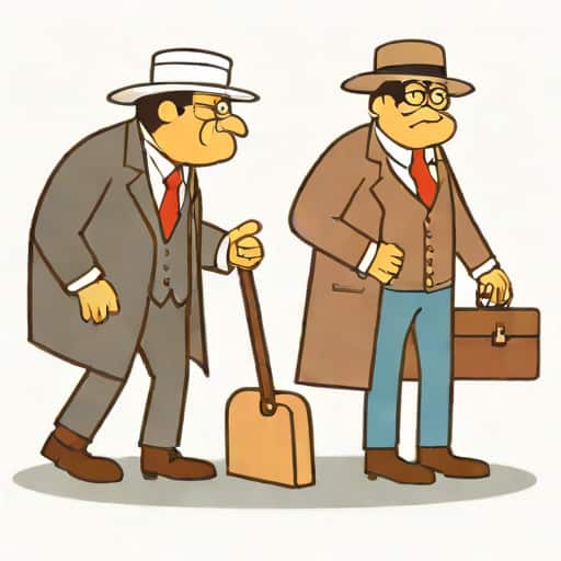 Political Cartoon Of A Carpetbagger And A Scalawag