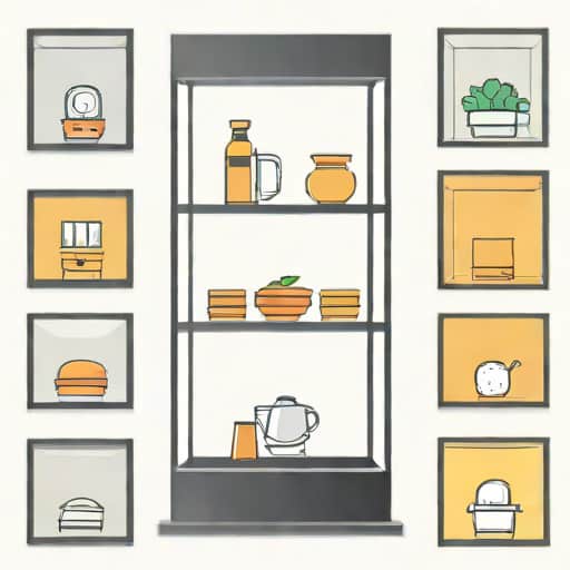 Quadro Vitrine Com Vidro