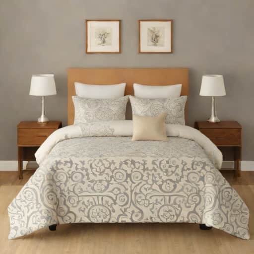 Queen Jacquard Comforter Set