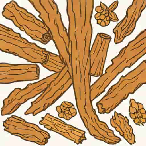Quinine Extracted From Cinchona Bark