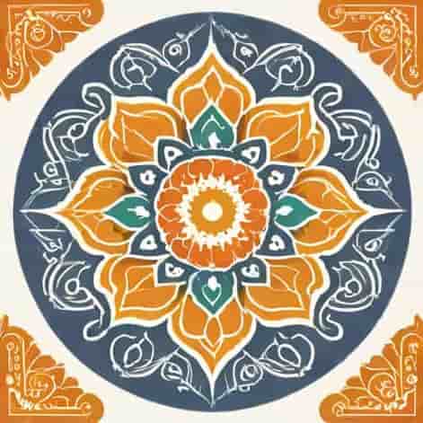 Rangoli Design Very Easy