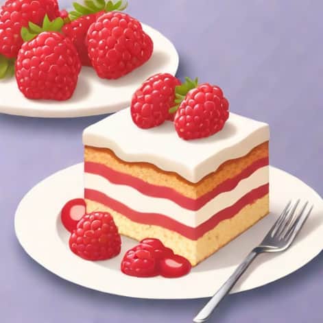 Raspberry Zinger Poke Cake