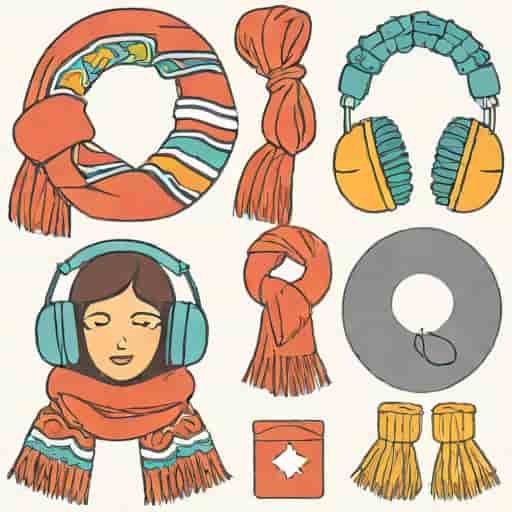 Scarf And Earmuff Set