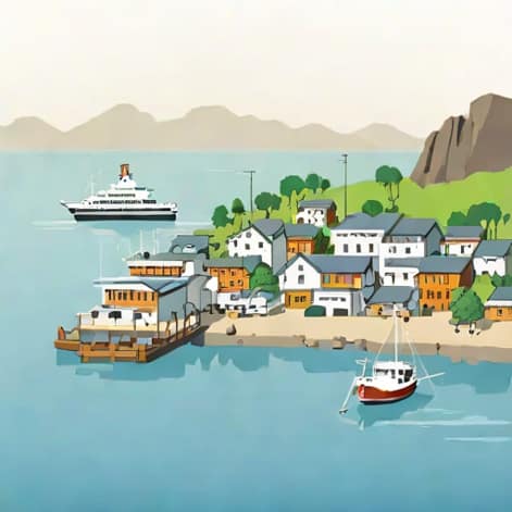 Seaport Of Honshu Island