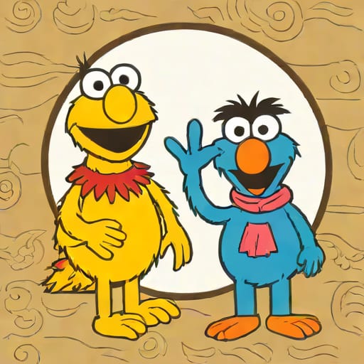 Sesame Street Honker And Dinger