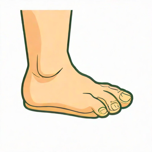 Toe Stuck In Flexed Position
