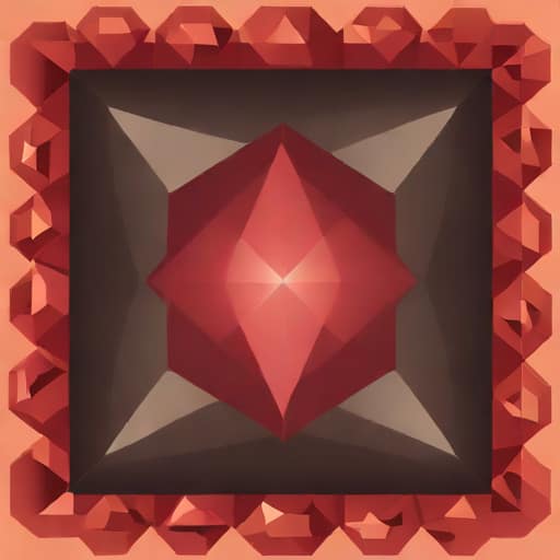 Tourmaline Over Deep Firebrick