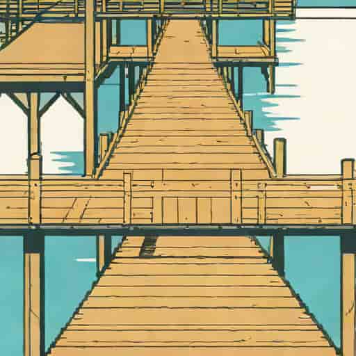 Under And Over And Beside The Boardwalk