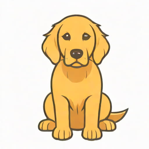 Underfed Golden Retriever