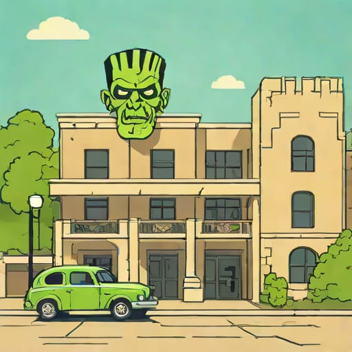 Universal Studios Hollywood Frankenstein Parking