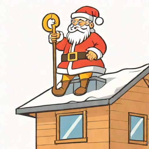 Up On The Housetop Old Saint Nick