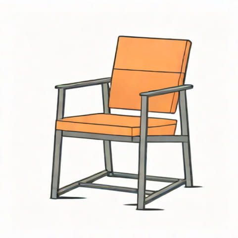 Uratex Chair With Armrest