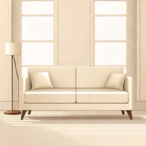 Vati Buckler Ivory Sofa Bed