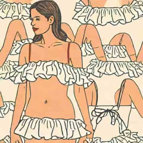 Veda Strappy Back Ruffle