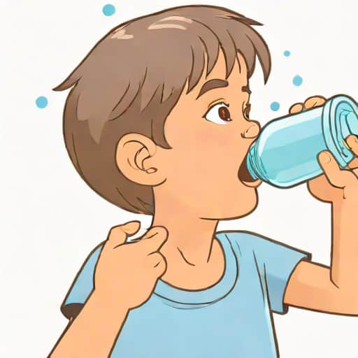 Video Of Kid Chugging Sparkling Water