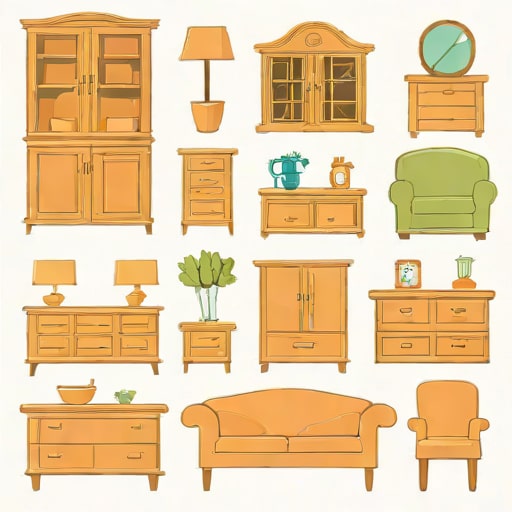 Vintage Dollhouse Furniture