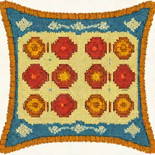 Vintage Needlepoint Pillows