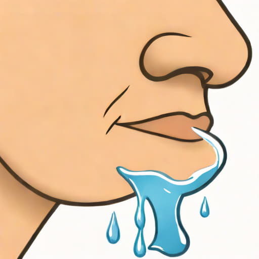 Water Dripping From Nose When Bending Over