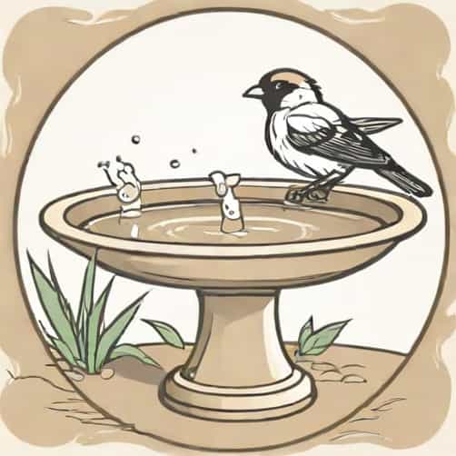 X Shawty Bae Birdbath