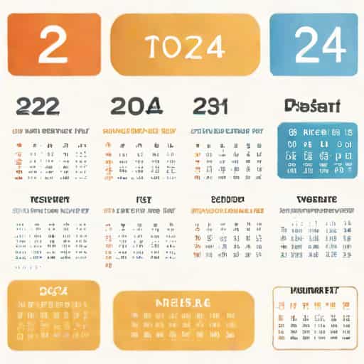 Yearly Calendar 2024 Editable
