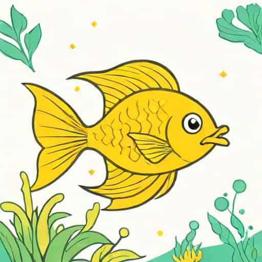 Yellow Fish From Little Mermaid