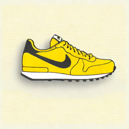 Yellow Nike Internationalist