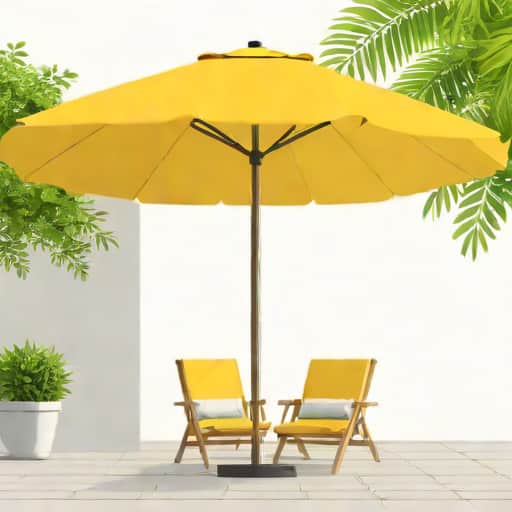 Yellow Patio Umbrella Portia
