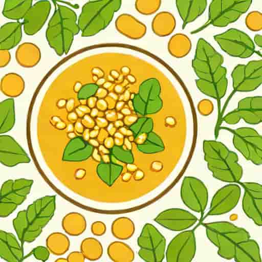 Yellow Split Pea Dal With Watercress