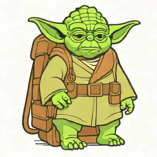 Yoda Piggyback Backpack