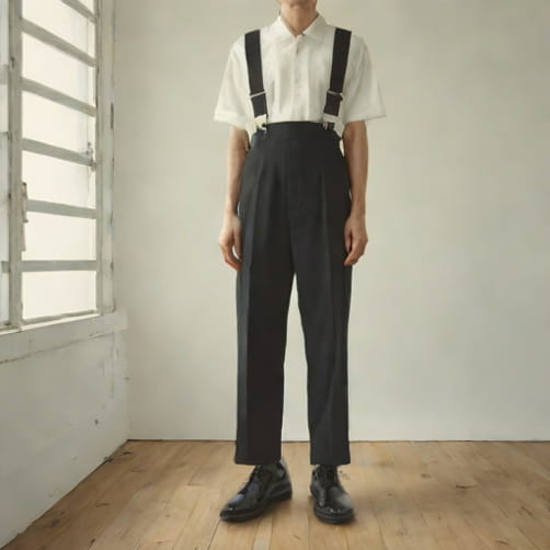 Yohji Yamamoto Suspender Pants