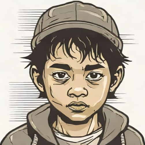 Young Cannibal Street Kid