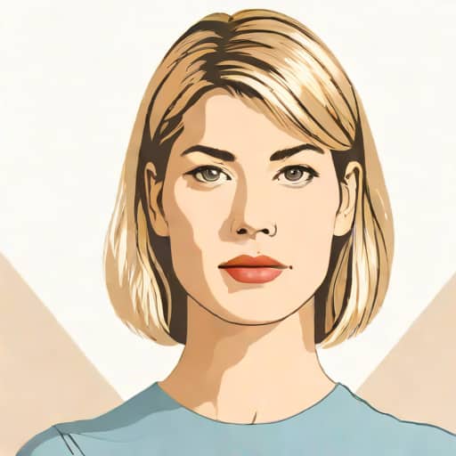 Young Rosamund Pike