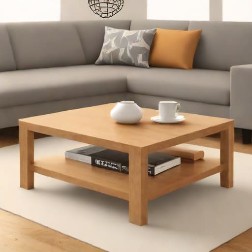 Z Gallerie Timber Coffee Table
