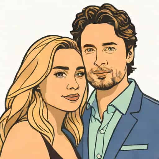 Zach Braff Wife Florence Pugh