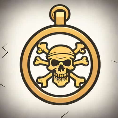 Zombie Pirate Salve Amulet