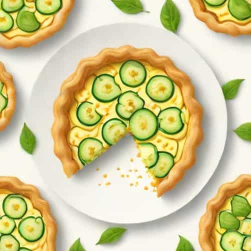 Zucchini Ricotta Tart Puff Pastry