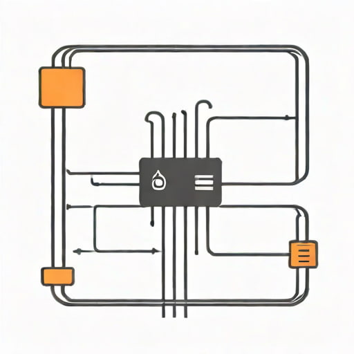A Indicates The Flow Of Current In A Circuit