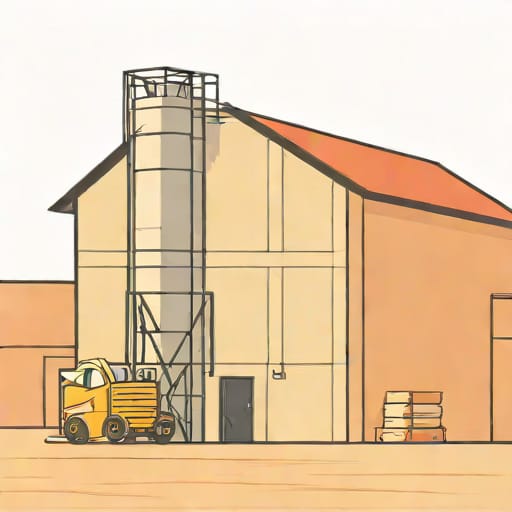 A Warehouse Is Used As A Granary