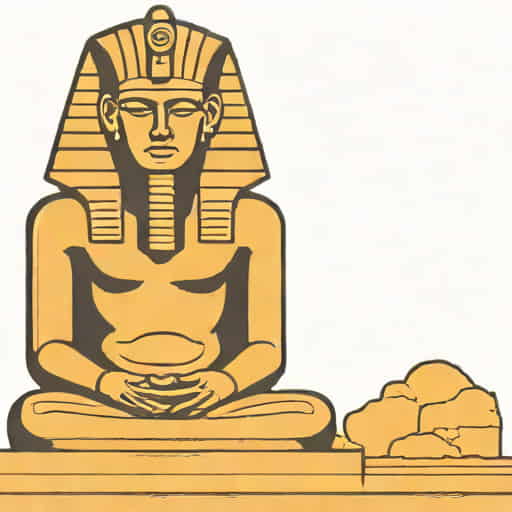 Block Statue Of Amenhotep