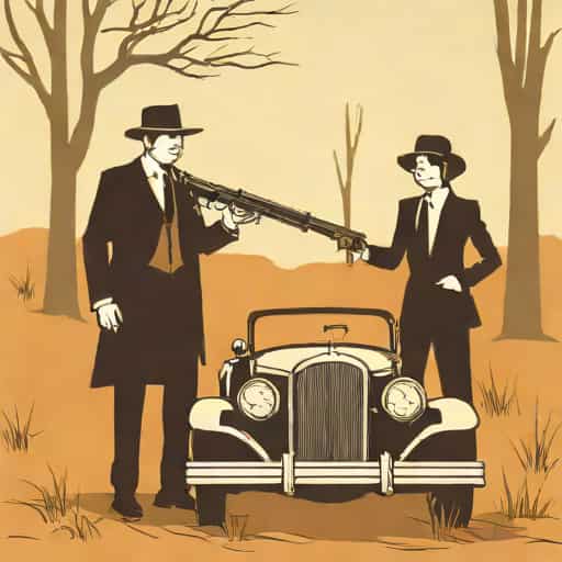 Bonnie And Clyde Death Scene Highwaymen