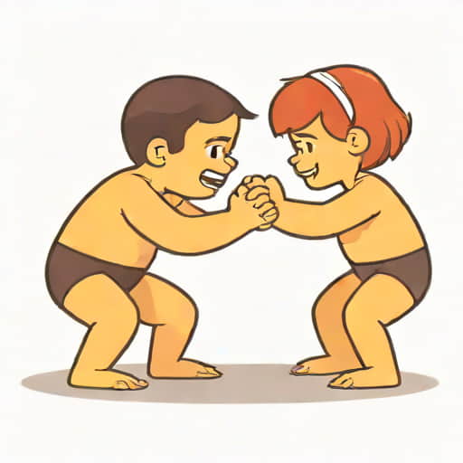 Boy Vs Girl Wrestling Awkward