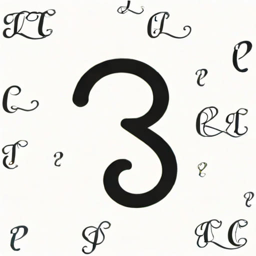 Calligraphic Question Mark