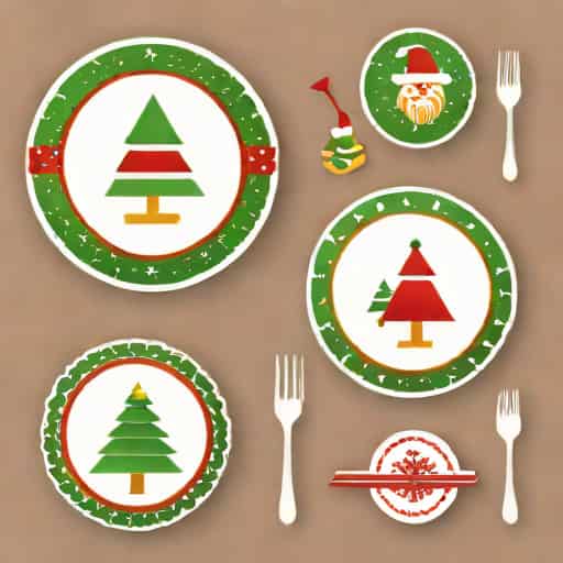 Christmas Melamine Plates