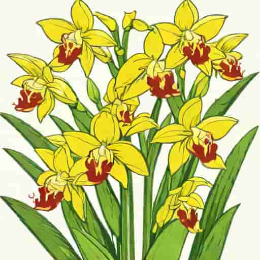 Cymbidium Devonianum X Canaliculatum