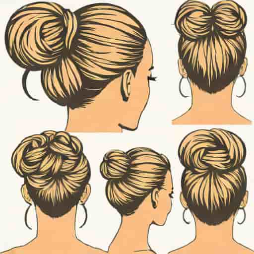 Easy Messy Bun For Short Hair