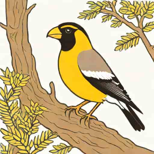Evening Grosbeak Habitat