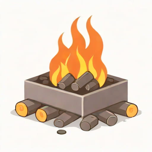 Feed Or Agitate Coals On A Fire